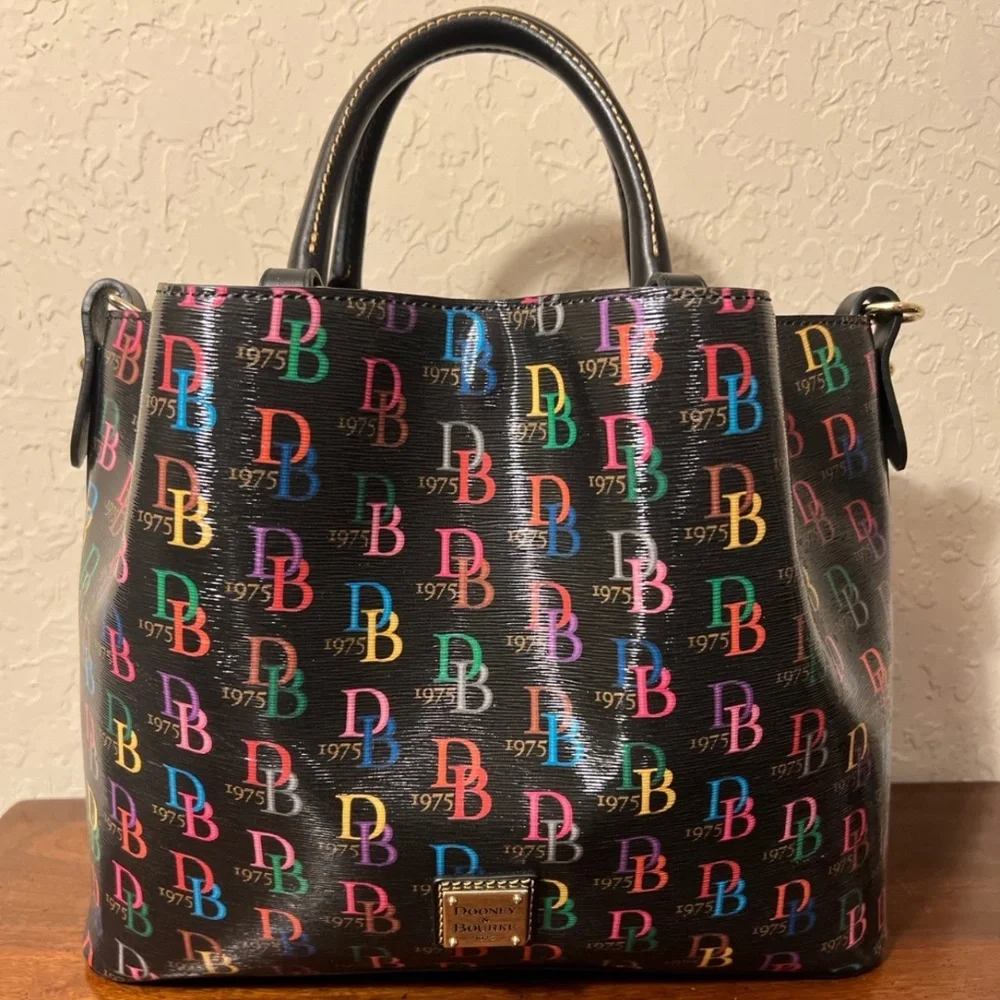 Dooney & Bourke Db75 Multi Brenna Satchel - Picture 2 of 12